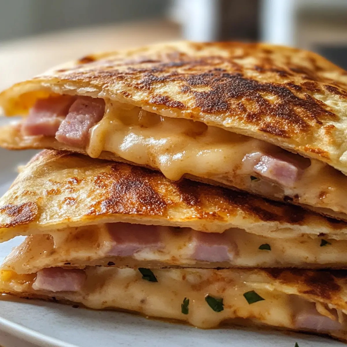 Schinken-Käse-Taschen im Airfryer: Schnell und Lecker