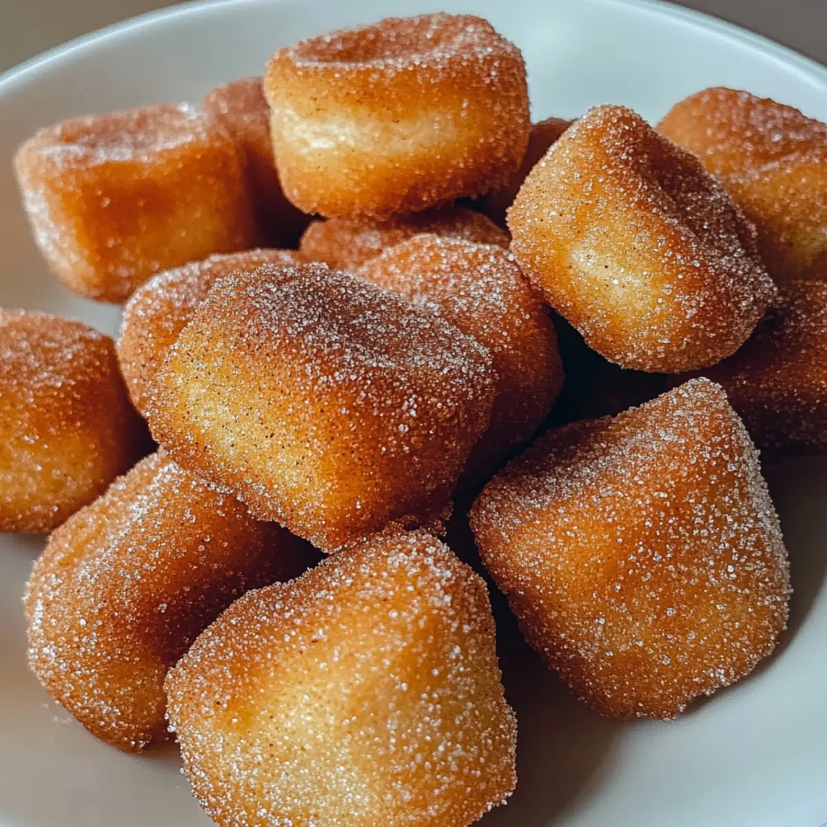 Süße Heißluftfritteuse Churro Bissen einfach machen