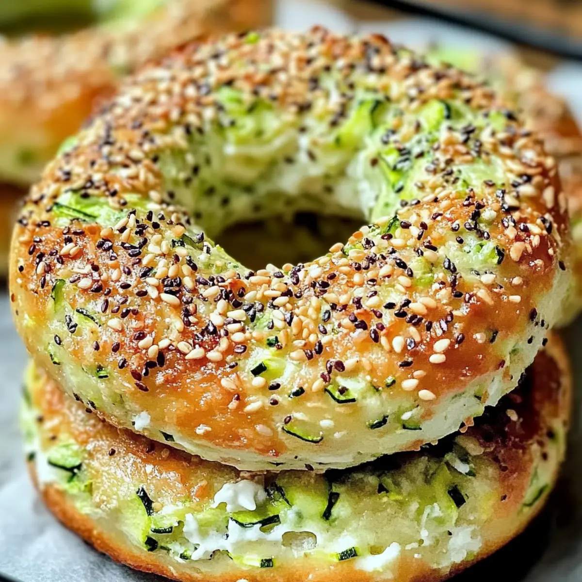 Zucchini-Bagels: Schnelle glutenfreie Leckerei
