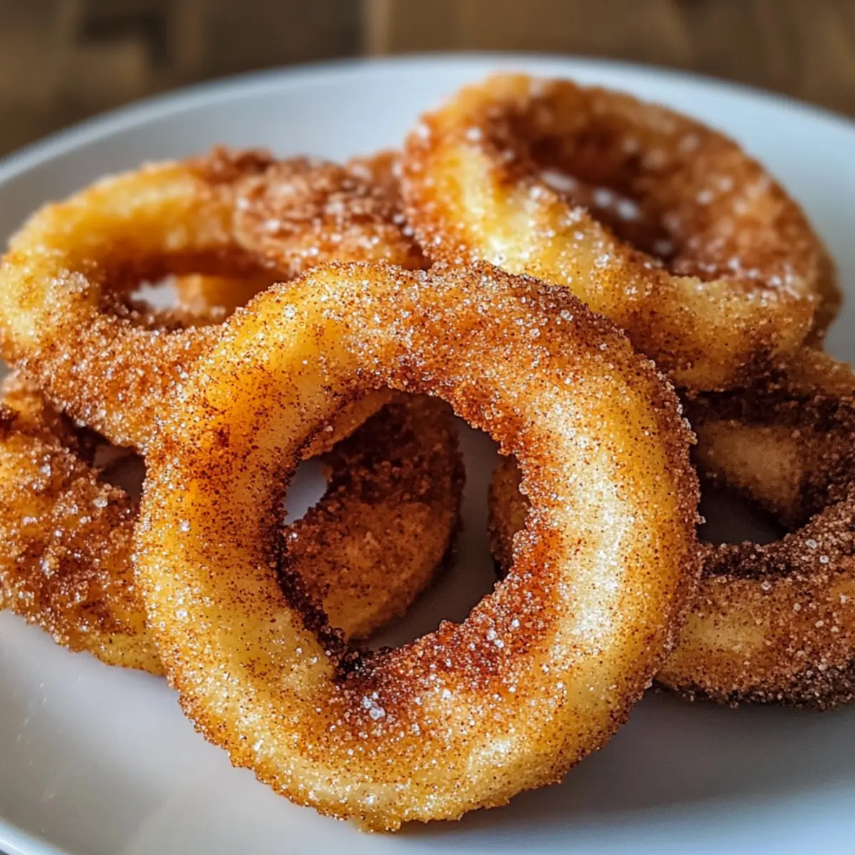 Luftfritteuse Zimt-Apfelringe in 5 Minuten genießen