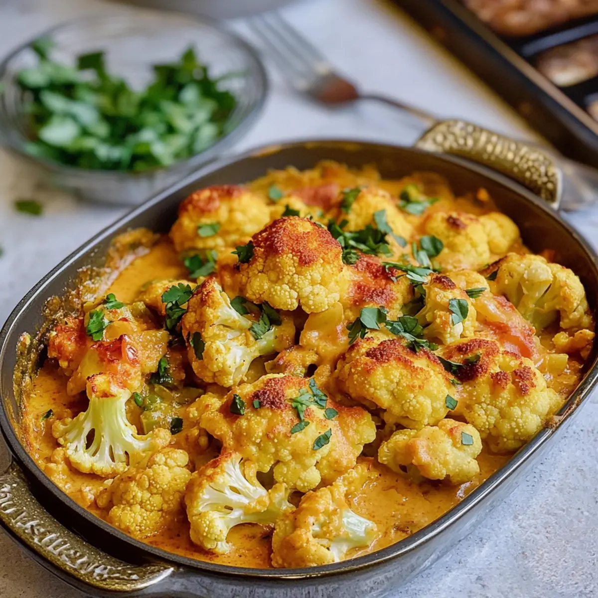 Blumenkohl Curry aus dem Backofen: Einfach & Lecker