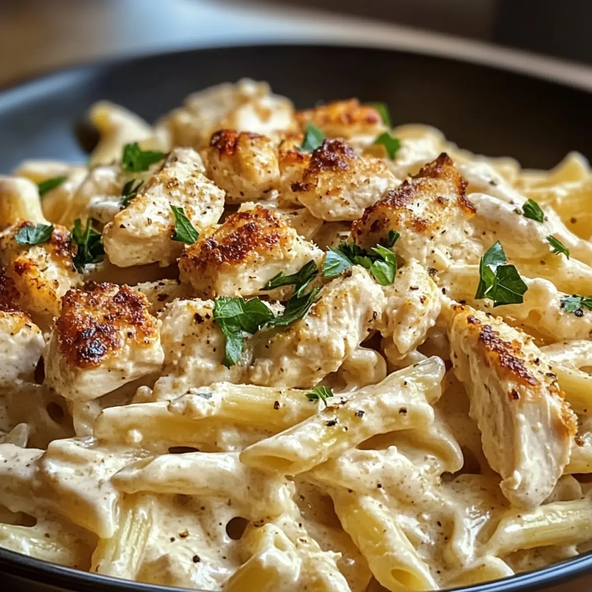 Cremige Hähnchen Feta Pasta für echte Genussmomente