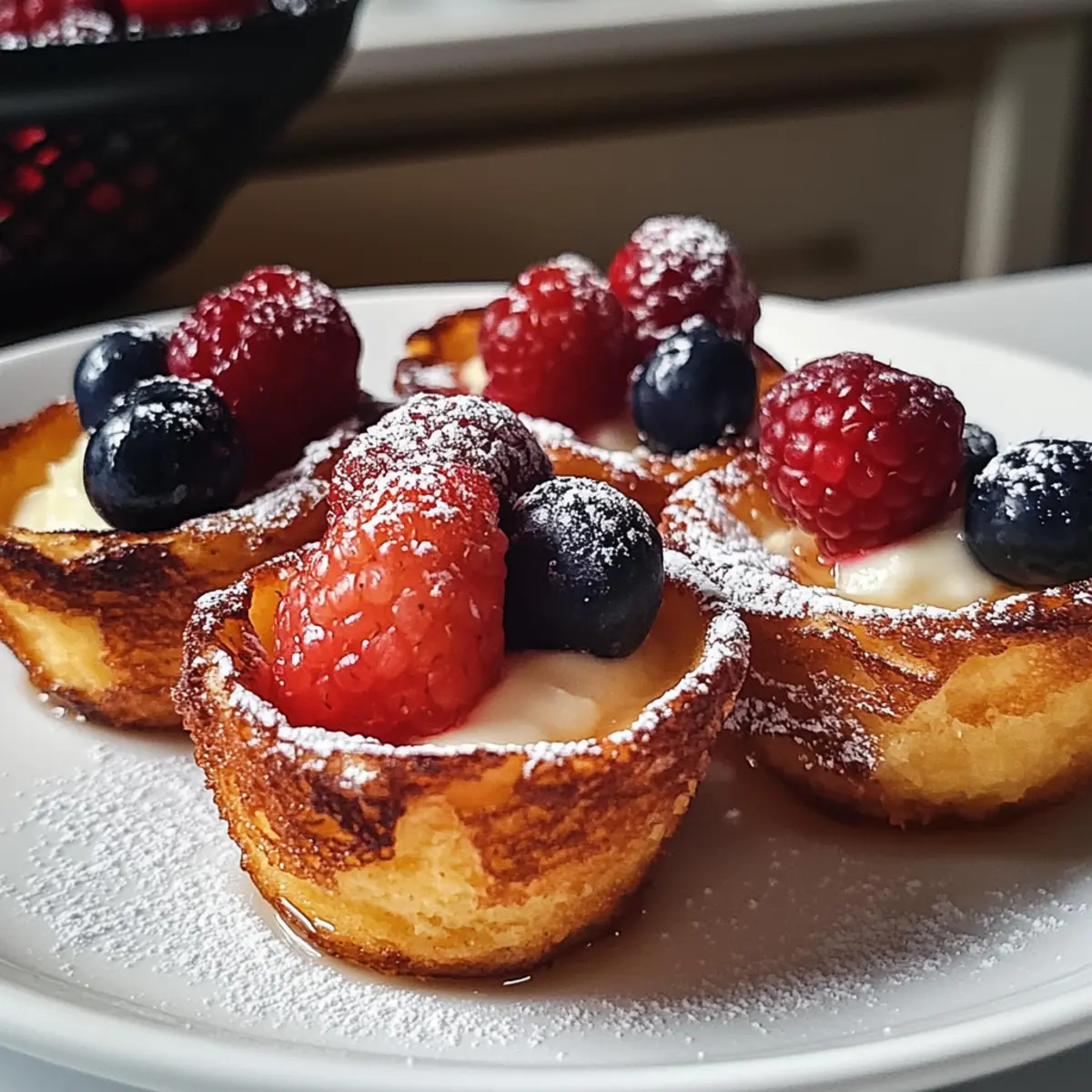Französische Toastbecher für gemütliche Morgen