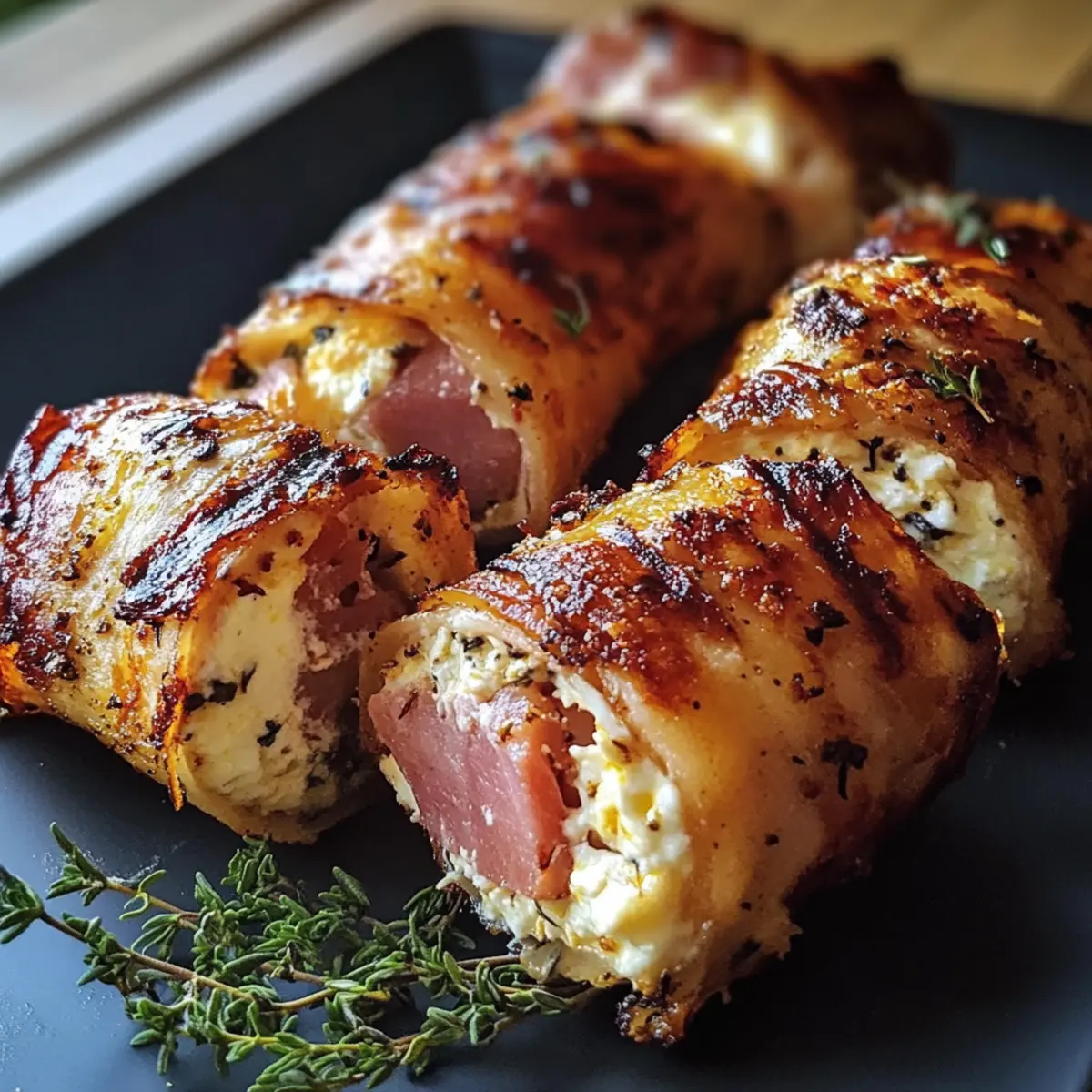 Gegrillte Feta-Schinkenröllchen in 15 Minuten