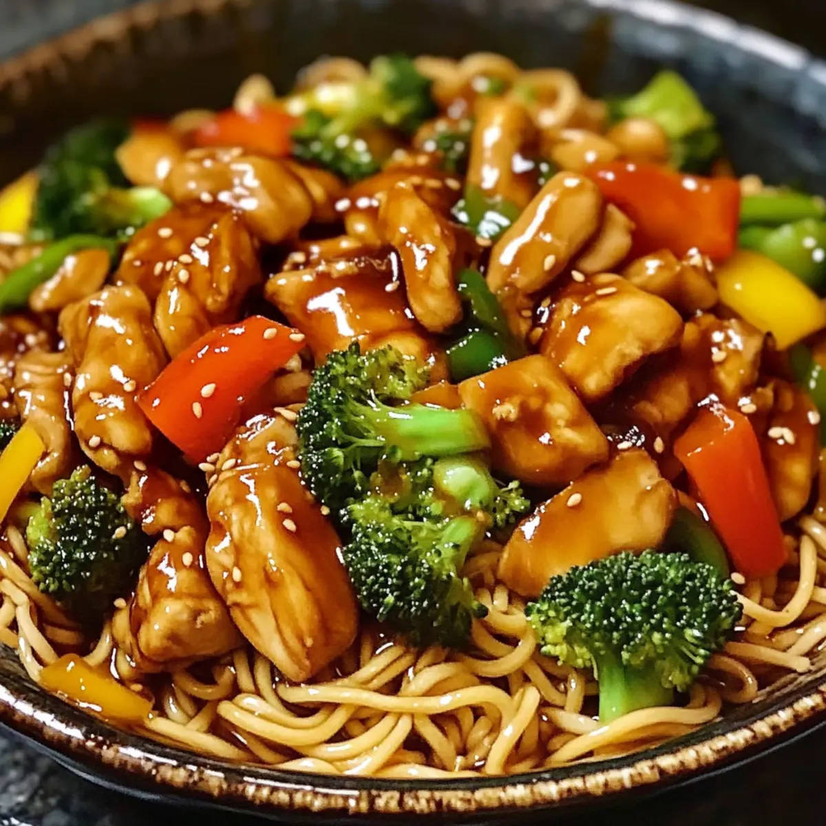 Hähnchen-Teriyaki-Nudeln schnell und einfach selbstgemacht