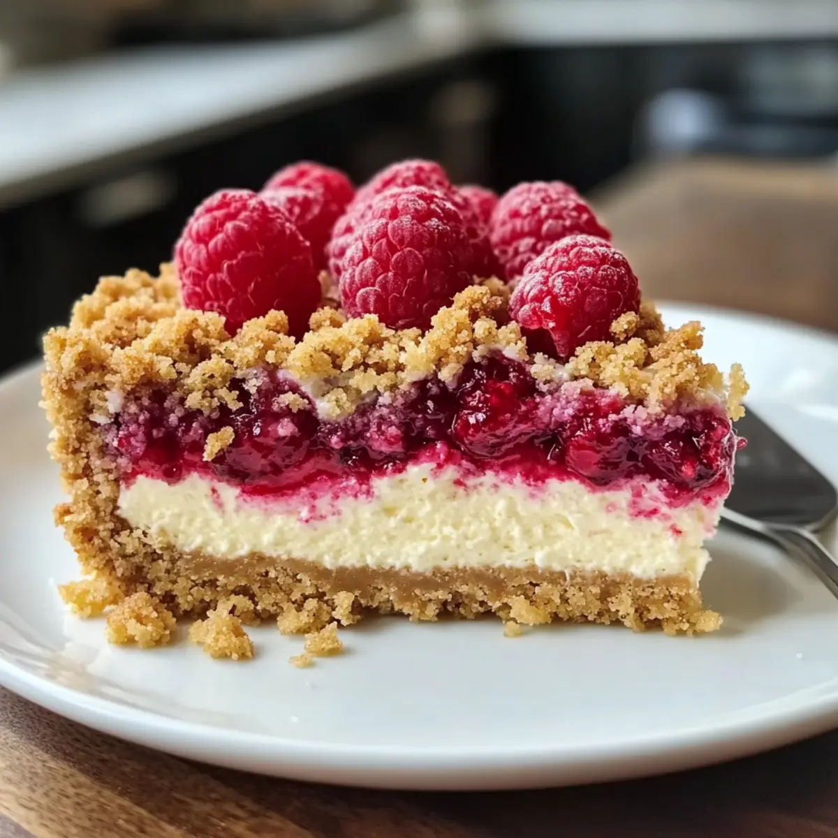 Himbeerstreuselkuchen mit Joghurtcheesecake Rezept