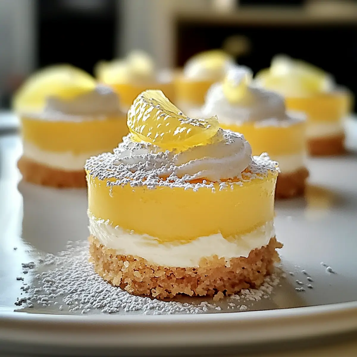 Mini-Zitrone Käsekuchen für frische Genussmomente
