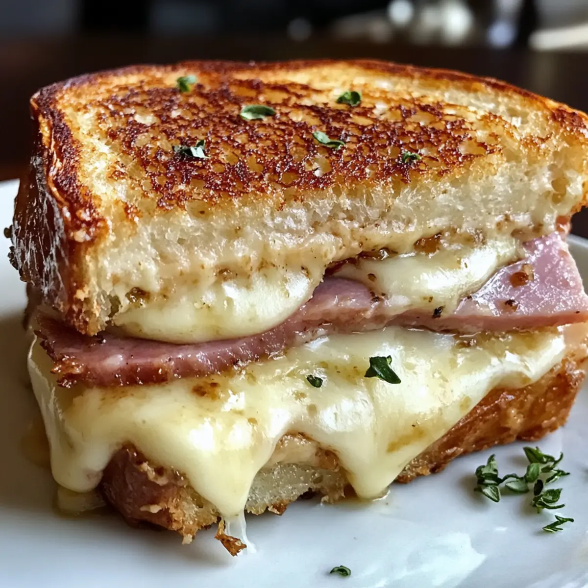 Herzhafter Croque Monsieur ganz einfach zubereitet