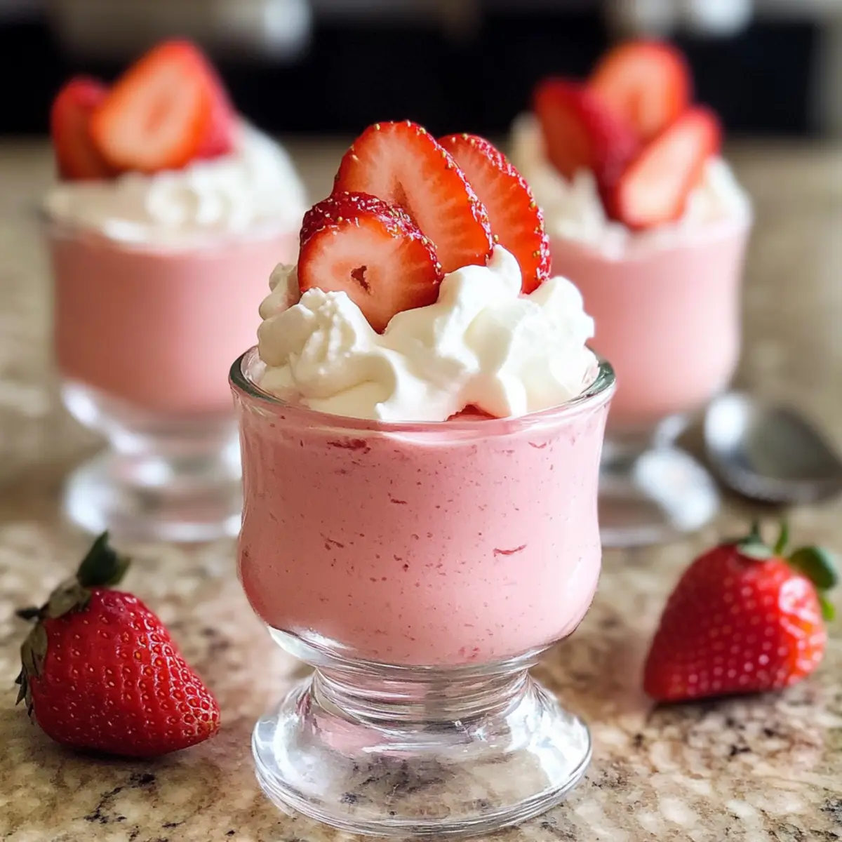 Erdbeermousse: Luftiges Dessert für jeden Anlass