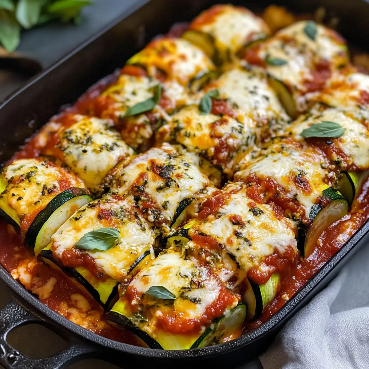 Drei-Käse-Zucchini-Rollatini für ein Geschmackserlebnis