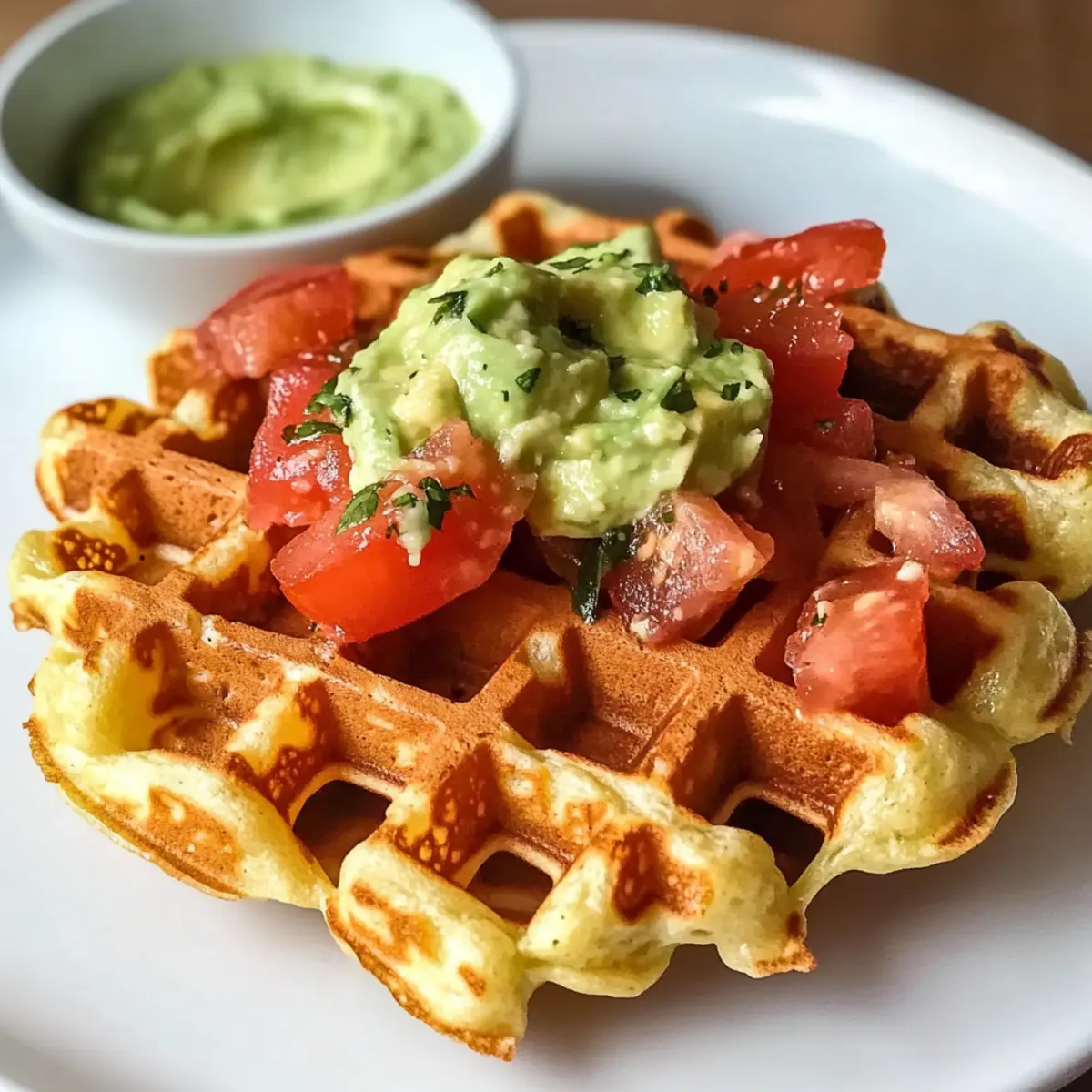 Tomaten Mozzarella Waffeln – Herzhaft & Gesund genießen