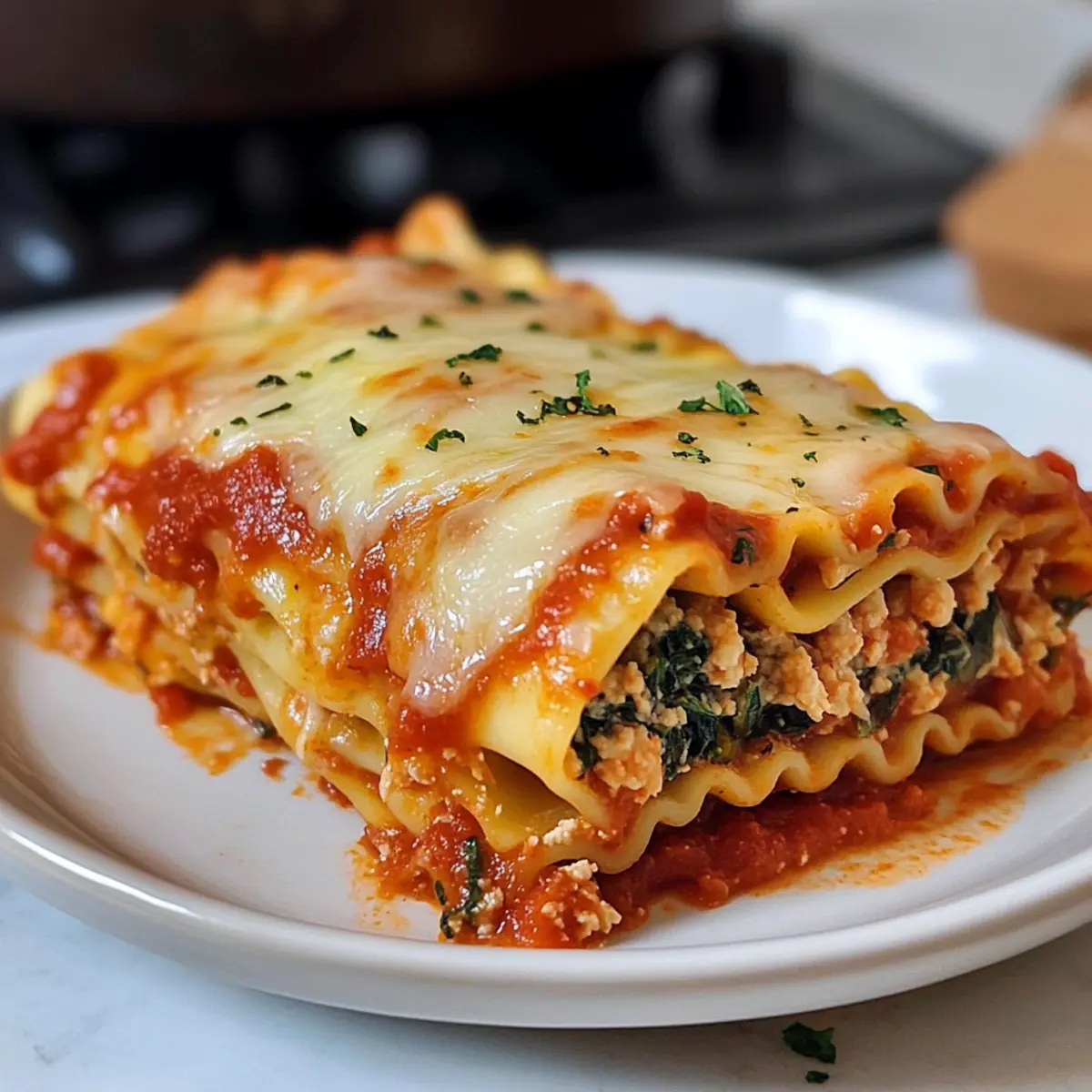 Vegane Lasagne Rollen für ein gesundes Vergnügen