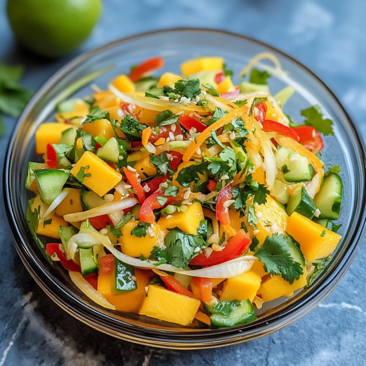 Vietnamesischer Mangosalat Rezept für frischen Genuss