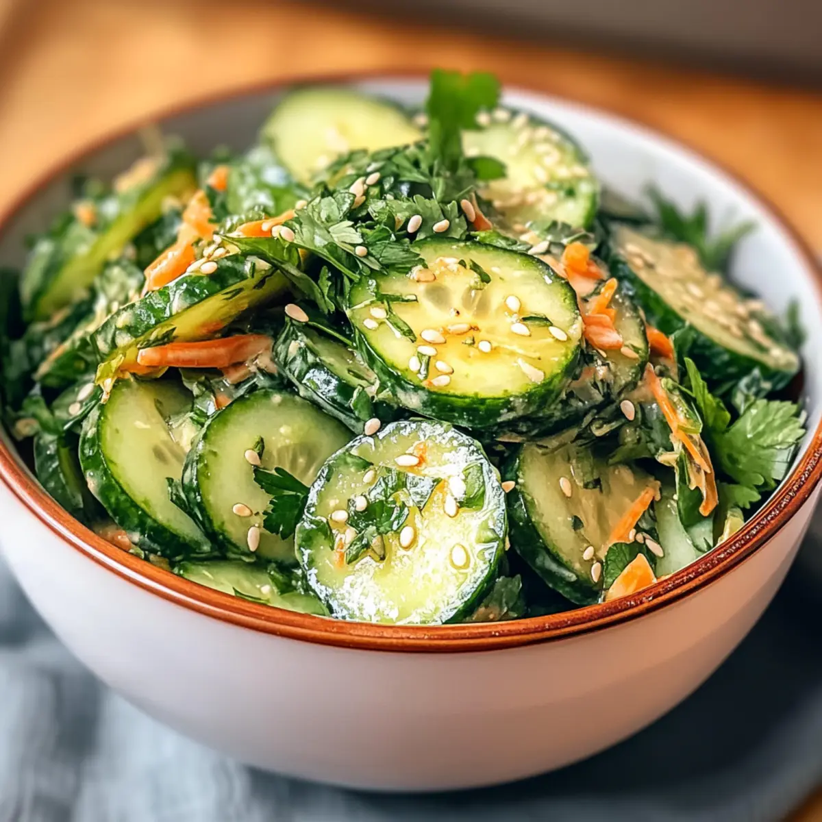 Asiatischer Gurkensalat für den Sommer: Erfrischend & Gesund