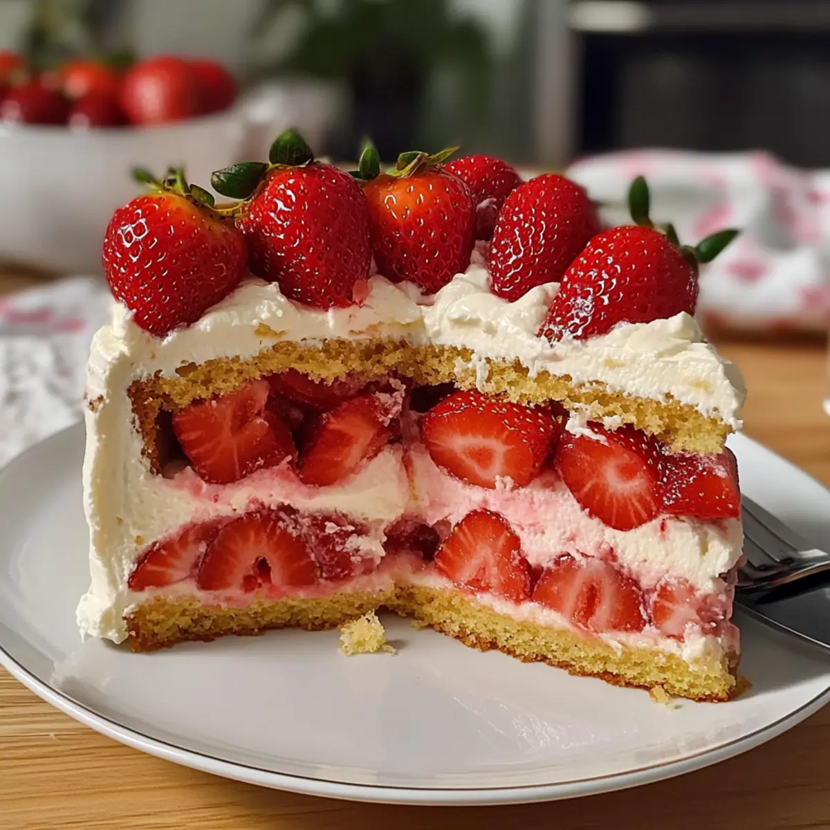 Erdbeerkuchen mit Mascarpone für den perfekten Sommer