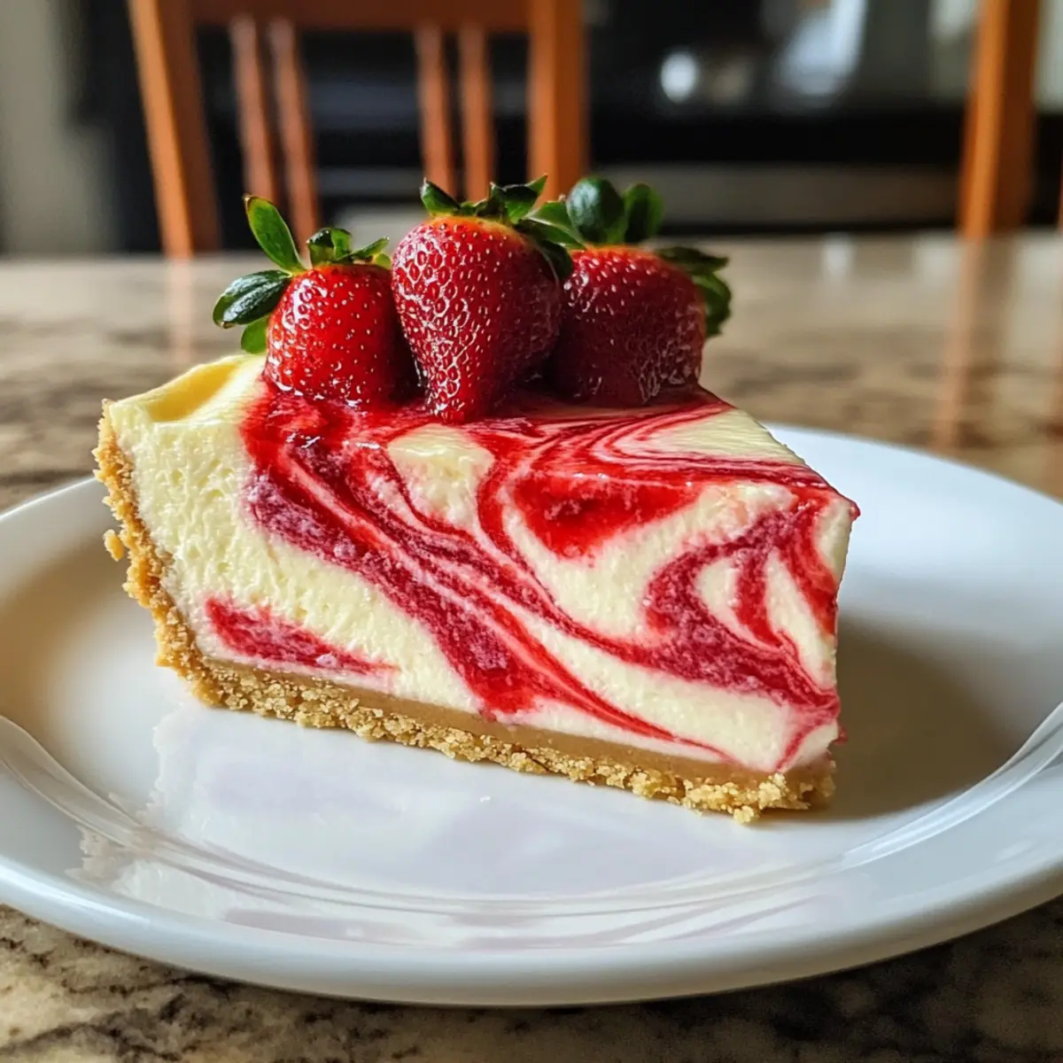 Erdbeerwirbel Käsekuchen Rezept für fruchtigen Genuss