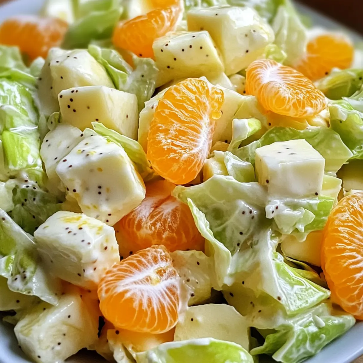 Fruchtiger Chinakohlsalat mit Joghurt in 15 Minuten