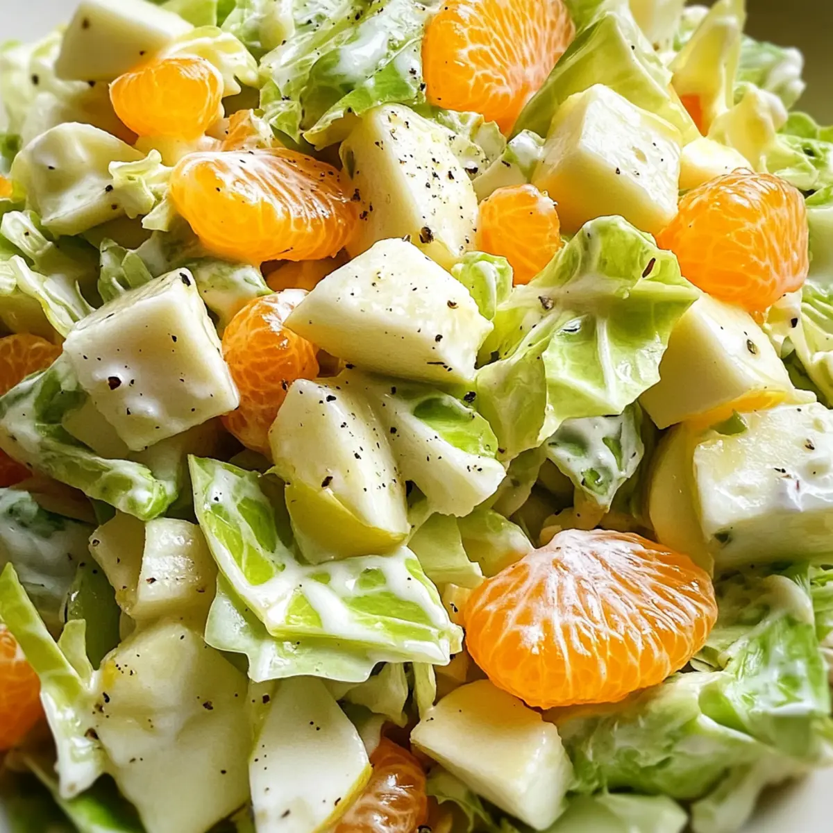 fruchtiger Chinakohlsalat mit Joghurt