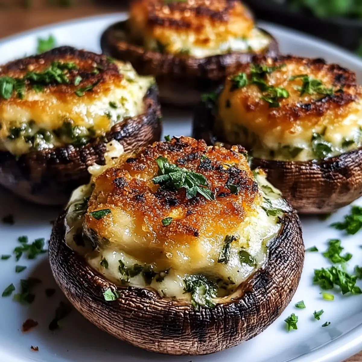 Gefüllte Champignons vom Grill – Ein Grilltraum