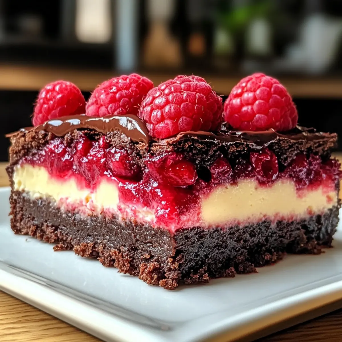 Himbeer-Brownie-Käsekuchen – Ein Dessertträume