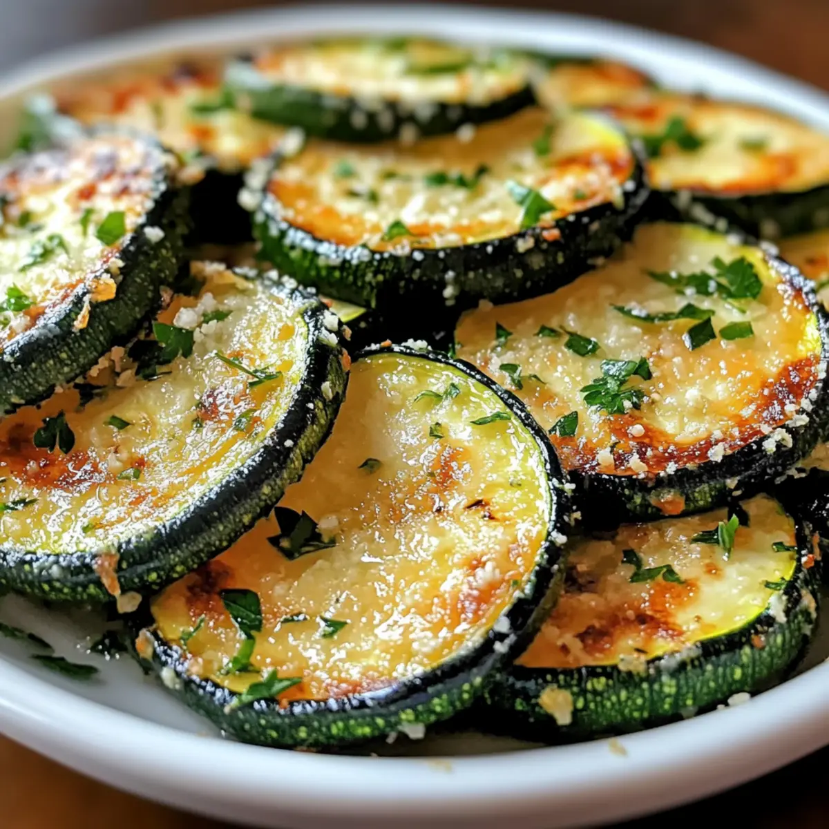 Unwiderstehlich Knusprig Knoblauch Parmesan Zucchini