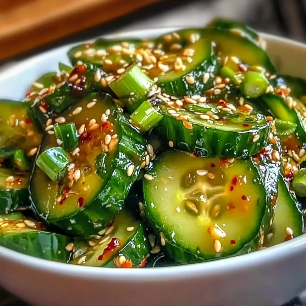 Korean Gurkensalat für Frische und Crunch