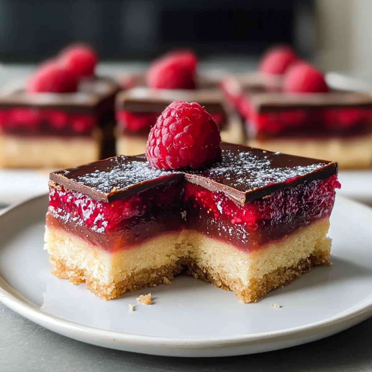 Himbeer-Karamell-Millionärsshortbread für Genießer