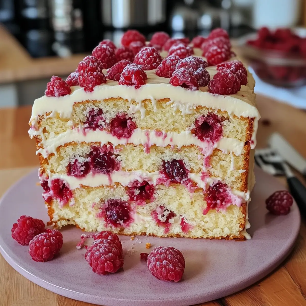 Weißer Schokoladen Himbeer Kuchen für jeden Anlass