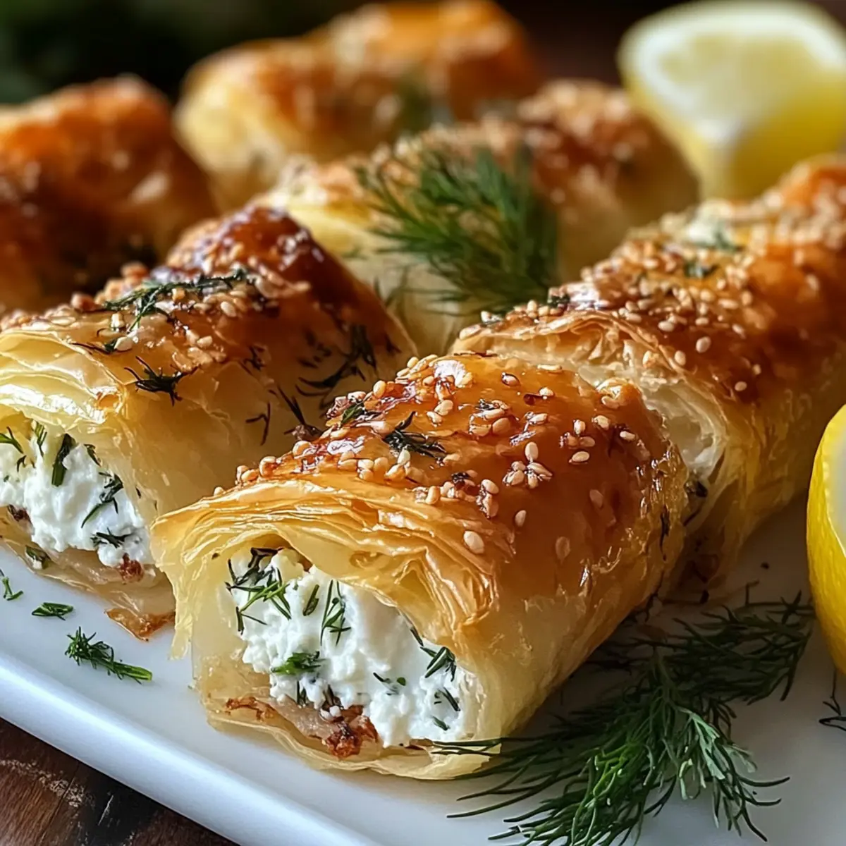 Ofen Feta Röllchen einfach lecker für jeden Anlass