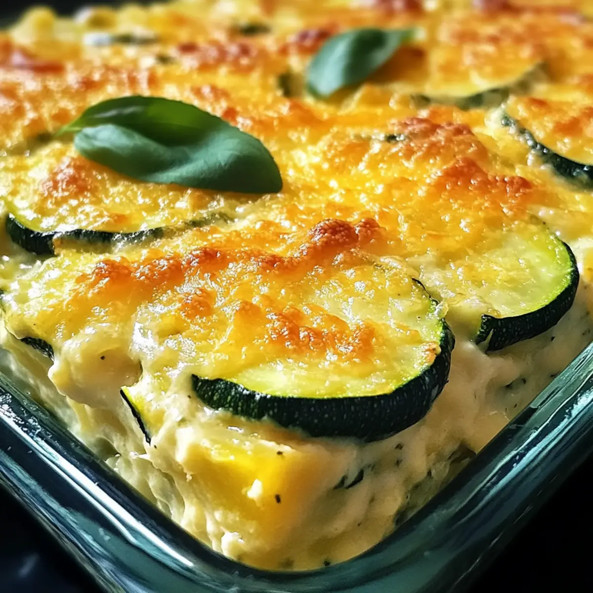 Cremiger Zucchini-Auflauf für gemütliche Abende