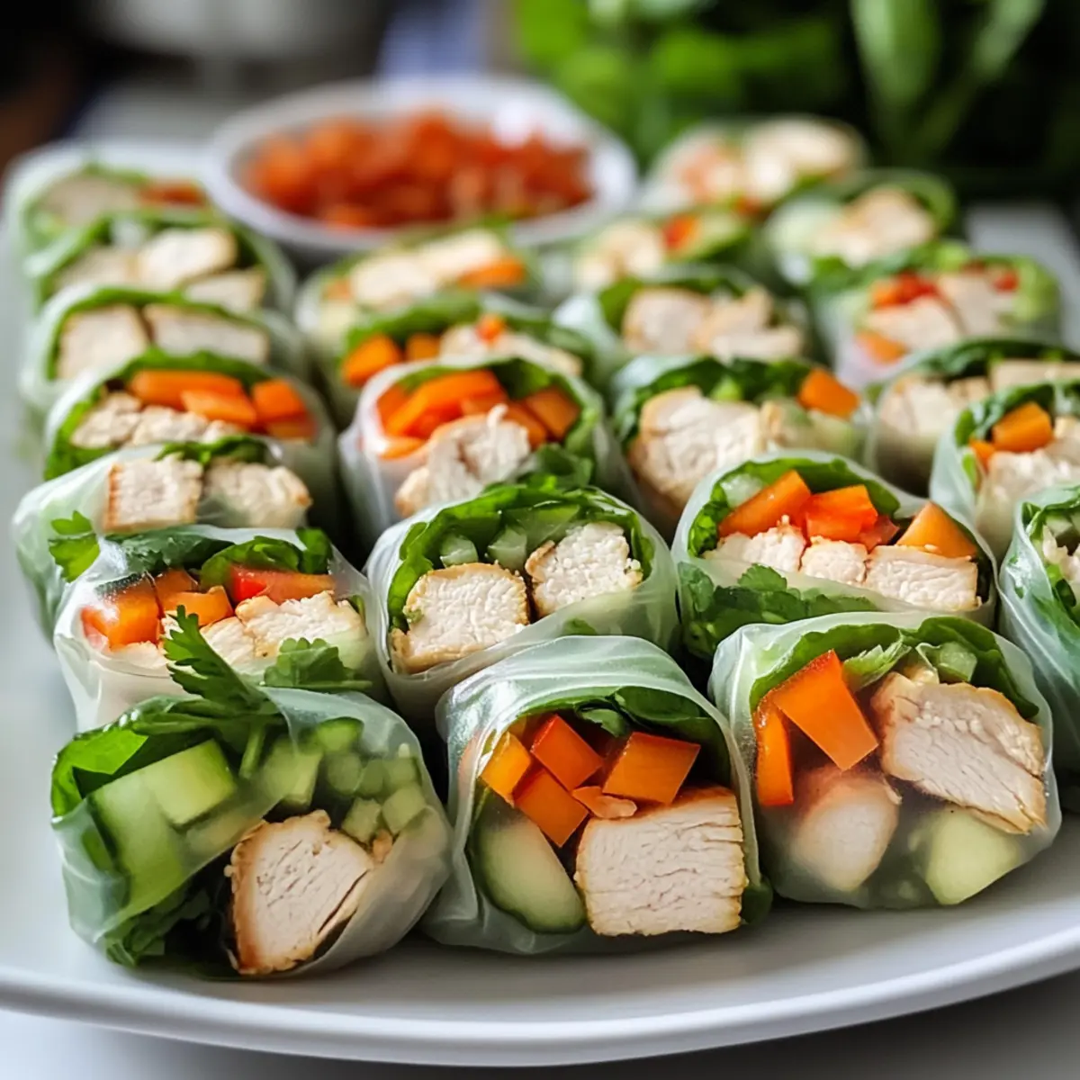 Frische Sommerfrühlingrollen ganz einfach selbst machen