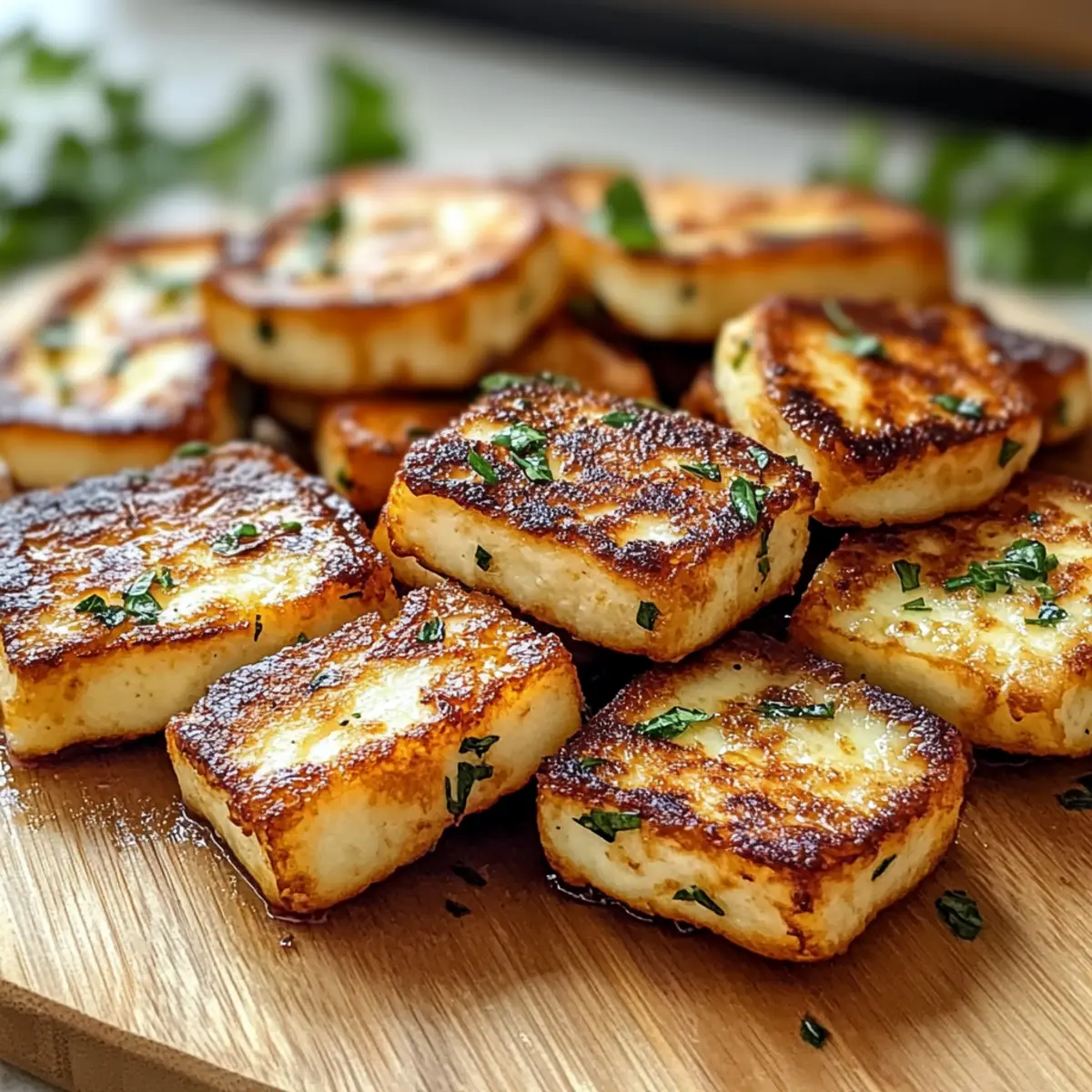 Halloumi aus der Heißluftfritteuse: Schnell und Knusprig