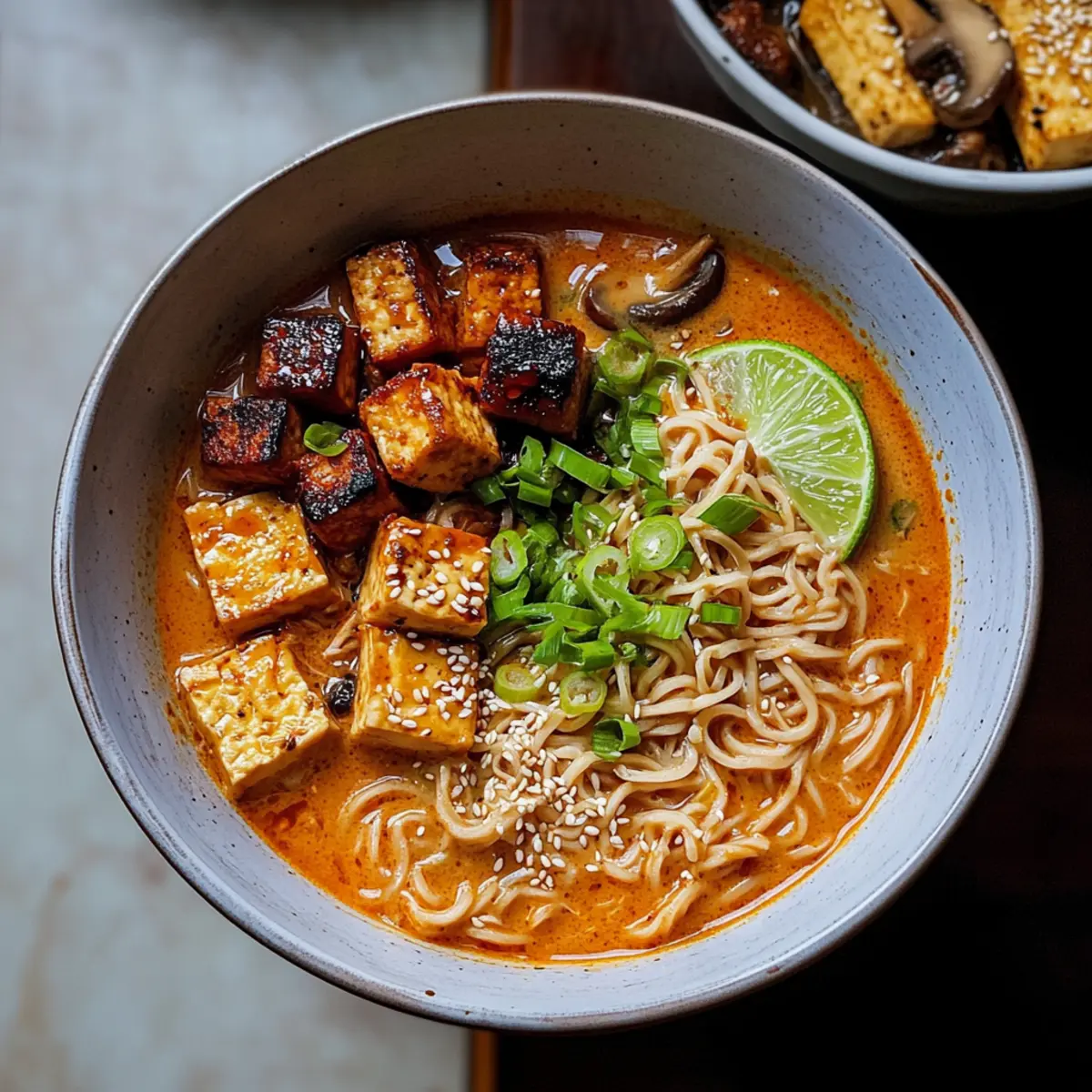 Erdnuss Gochujang Ramen für Vegane Genussmomente