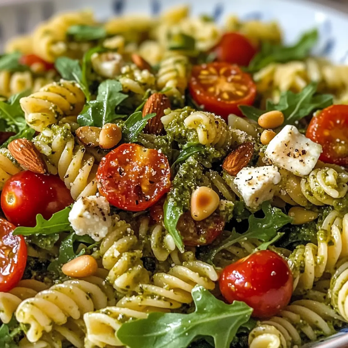 Pesto Nudelsalat Grillabend einfach und lecker