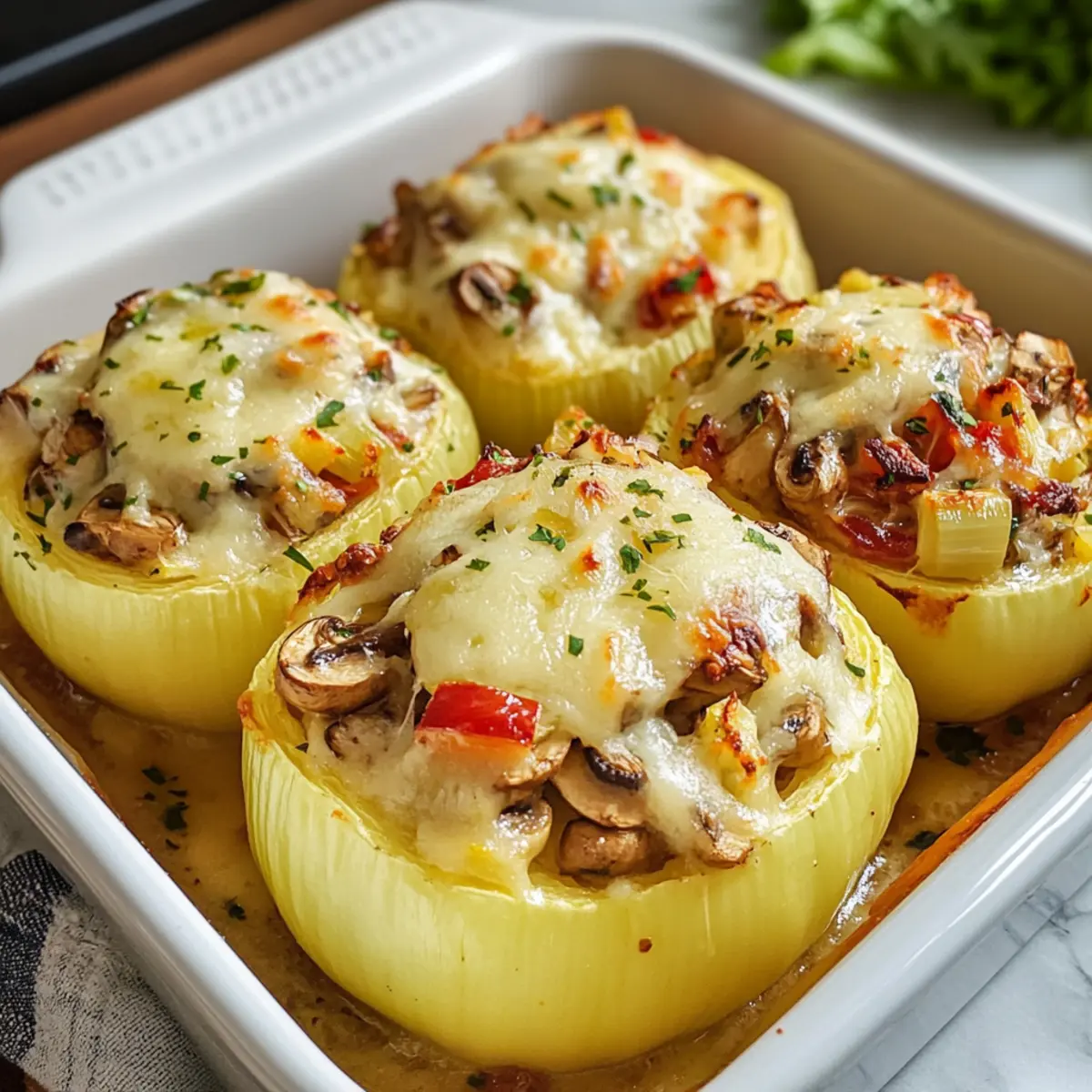 Köstliche vegetarisch gefüllte Kohlrabi für jeden Tag