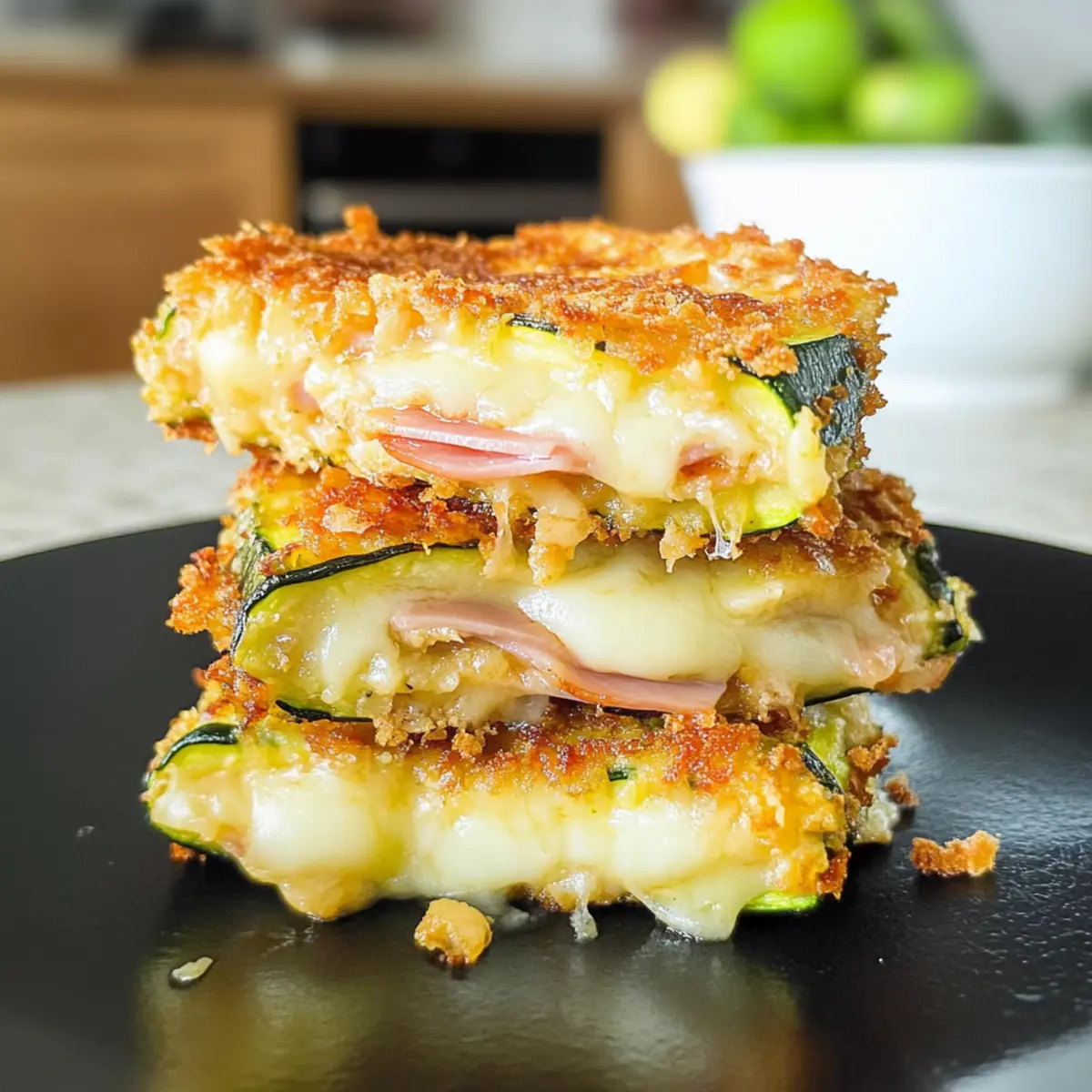 Köstliches Zucchini Cordon Bleu Rezept
