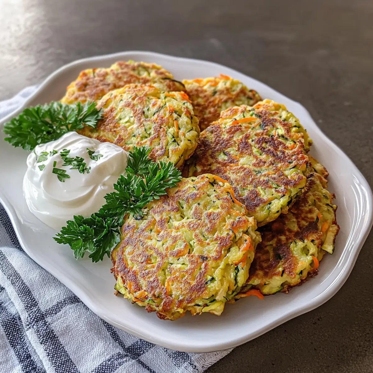 Zucchinipuffer – Gesund und einfach im Ofen zubereitet